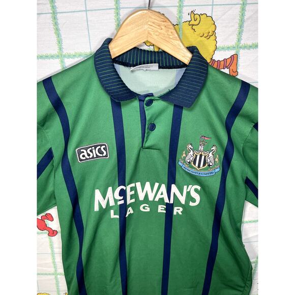 Newcastle United 1994 1995 Away Football shirt soccer jersey Asics mens size M - Picture 6 of 7